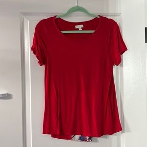 Charming Charlie’s women’s blouse (red, white, & blue!)